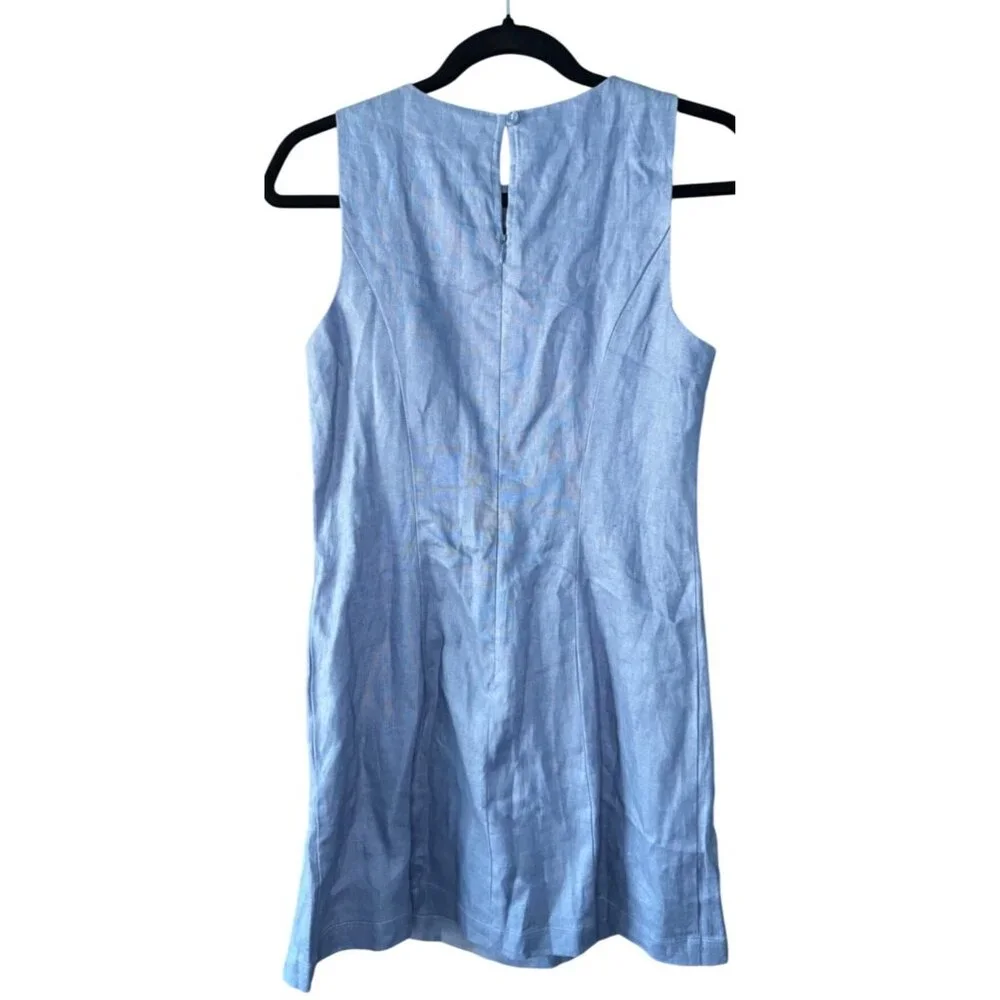 Reformation Citron Linen Mini Dress, Size 2 NEW WITH TAGS - Picture 14 of 16